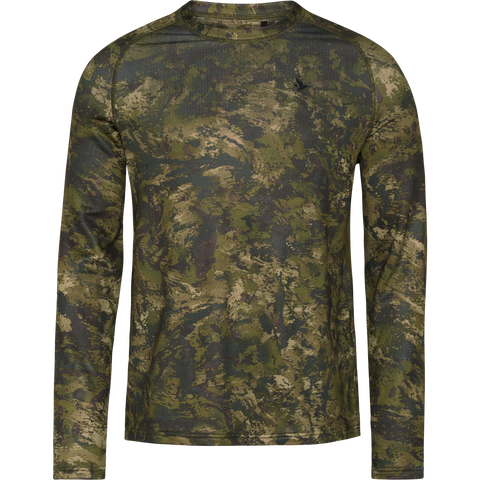 Seeland long-sleeve Active Camo T-shirt