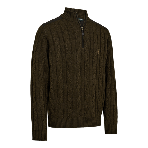 Deerhunter randall 1/2 zip knit