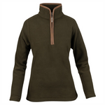 Jack pyke Ladies Fleece Pullover Dark Olive