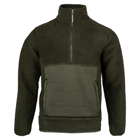 Jack pyke Sherpa Pullover Dark Olive