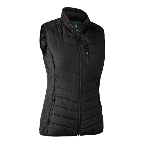 Deerhunter Lady Caroline Padded waistcoat Black