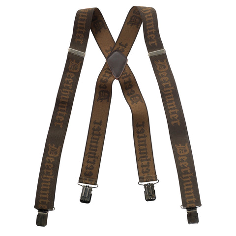 Deerhunter logo braces with clips