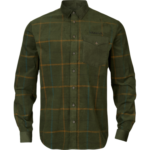 Harkila Kaldfjord corduroy check shirt